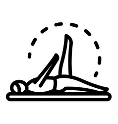 Pilates Reformer Icon Outline Style