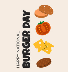 National Burger Day Poster