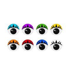 Plastic Eyes With Eyelashes For Toys Puppet