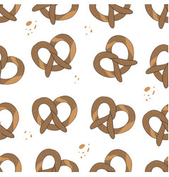 Seamless Pattern Pretzel