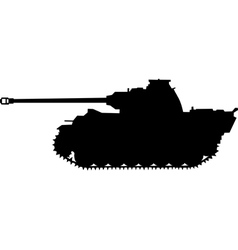 Panther German Silhouette Tank Of World War Ii