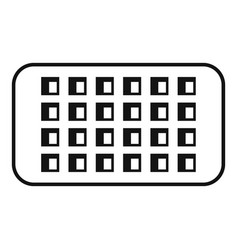 Form Ice Cube Tray Icon Simple Kitchen