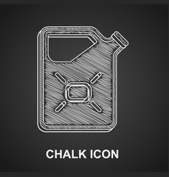 Chalk Canister For Flammable Liquids Icon Isolated