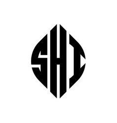 Shi Circle Letter Logo Design