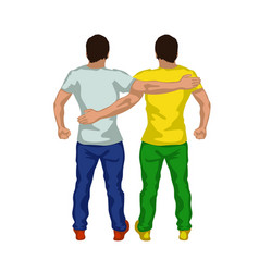 Two Gay Silhouette