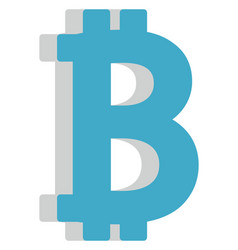 Finance Bitcoin On A White Background