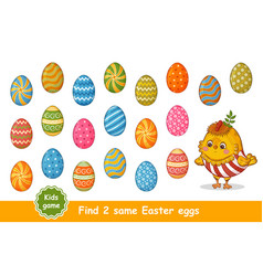 Find Same Easter Egg Kids Education Puzzle Game