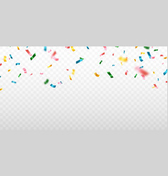 Colorful Confetti Background For Festival