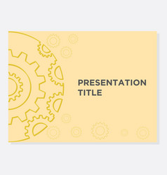 Theme Gear Display Powerpoint