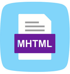 Mhtml File Document Icon