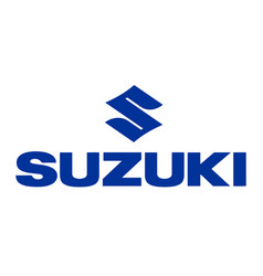 Suzuki Logo Brand Car Symbol With Name Blue Design