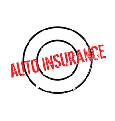 Auto Insurance Rubber Stamp