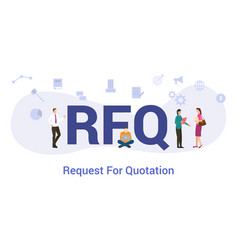 Rfq Request For Proposal Concept With Big Word