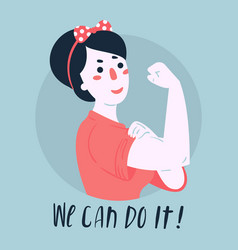 We Can Do It Poster Woman Rights Empowerment