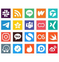 20 Minimalist Social Media Icons Such As Women