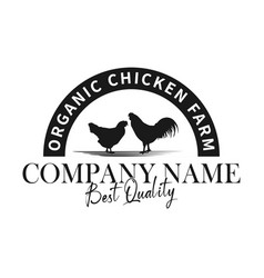 Chicken Farm Logo Vintage