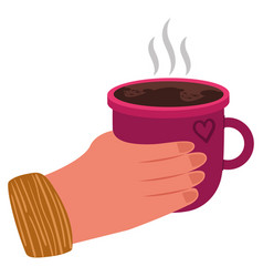 Hand With Coffee Cup