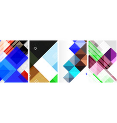 Square Abstract Poster Set