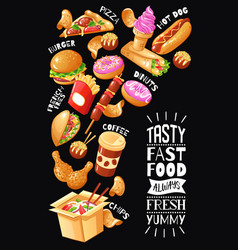 Fast Food Cafe Poster