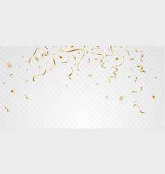 Golden Confetti Background For Festival Decoration