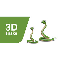 Green 3d Snake With Textured Belly Squishy