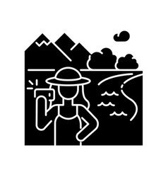 Insta Tourism Black Glyph Icon