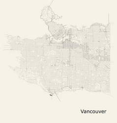 Map Of Vancouver British Columbia