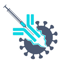 Covid19-19 Vaccination - Antibody And Syringe