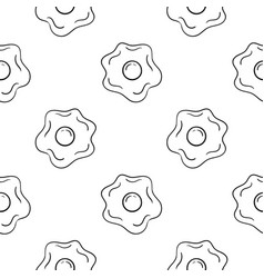 Fried Egg Seamless Pattern