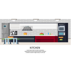 Kitchen Interior Design Composition