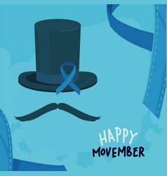 Movember Cartel With Gentlemen Hat