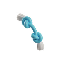 3d Rope Pet Toy Icon Blue Cord