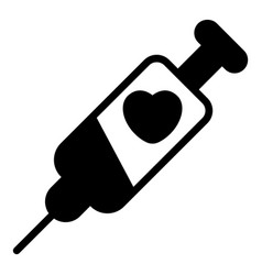 Injection Immunization Black Icon