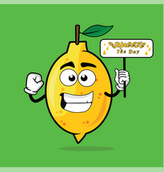 Lemon Mascot Motivation Design