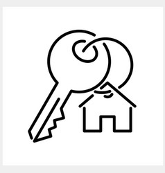 Real Estete Icon Isolated Sketch Key Clipart