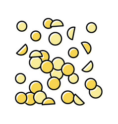 Dried Beans Peas Color Icon