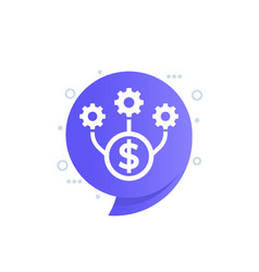 Operational Costs Optimization Icon For Web