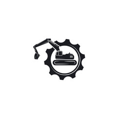 Excavator Icon Design