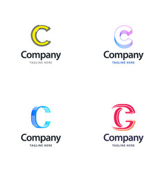 Letter C Big Logo Pack Design Creative Modern