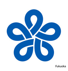 Coat Arms Fukuoka Is A Japan Prefecture