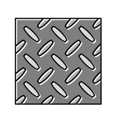 Diamond Plate Metal Color Icon