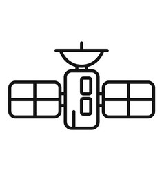 Satelitte Icon Outline Lab Scientist