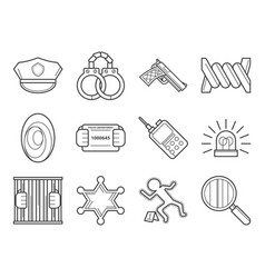 Police Icon Set