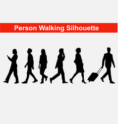 Person Walking Silhouette