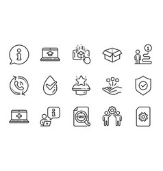 Technology Icons Set Included Icon As Augmented