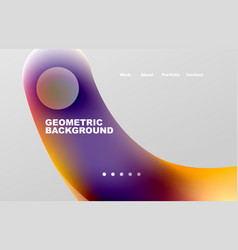 Abstract Liquid Background For Your Landing Page