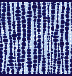 Blue Shibori Vertical Blob Lines Seamless