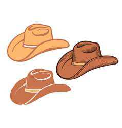 Cowboy hat Royalty Free Vector Image - VectorStock