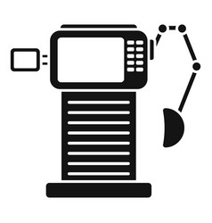 Mechanical Respiratory Machine Icon Simple