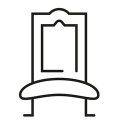 Royal Chair Stroke Icon